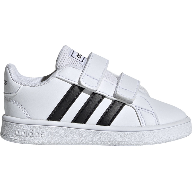 Zapatillas para niños adidas Grand Court I blancas y negras EF0118 blanco