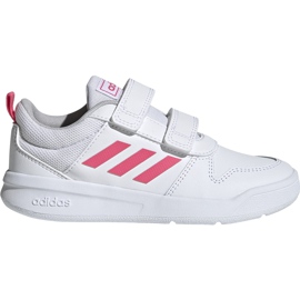 Zapatillas adidas Tensaur C blancas para niños EF1097 blanco rosado