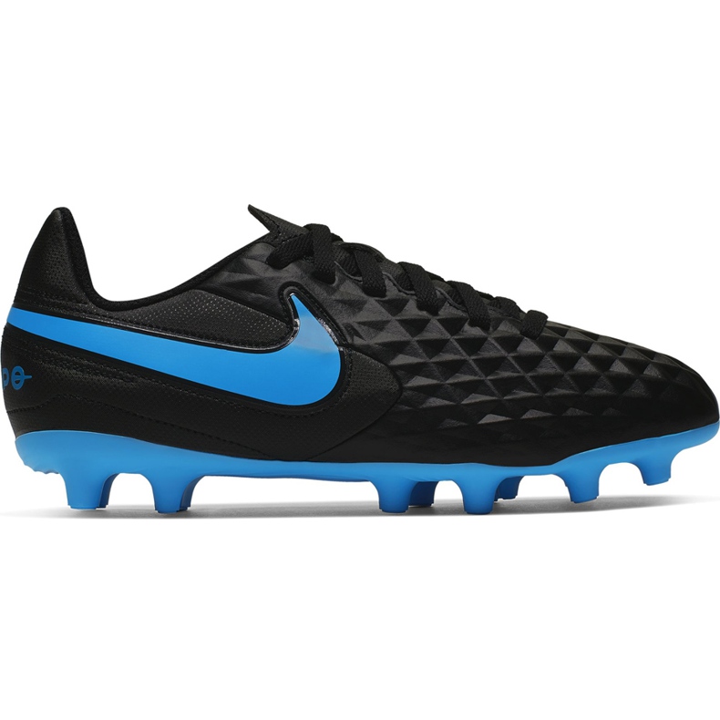 Zapatillas de fútbol Nike Tiempo Legend 8 Club FG / MG Junior AT5881004 negro negro