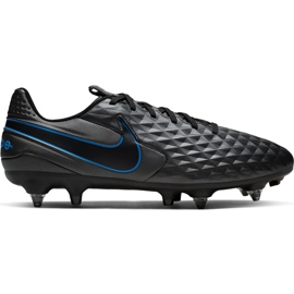 Zapatos de fútbol Nike Tiempo Legend 8 Academy Sg Pro Ac AT6014 004 negro negro