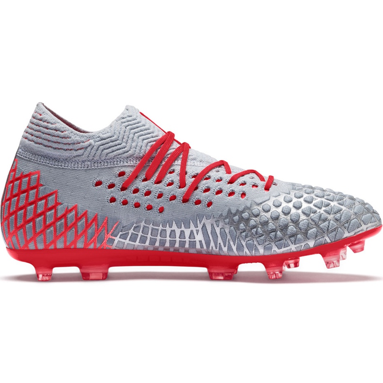 Botas de fútbol Puma Future 4.1 Netfit Fg Ag 105579 01 multicolor gris