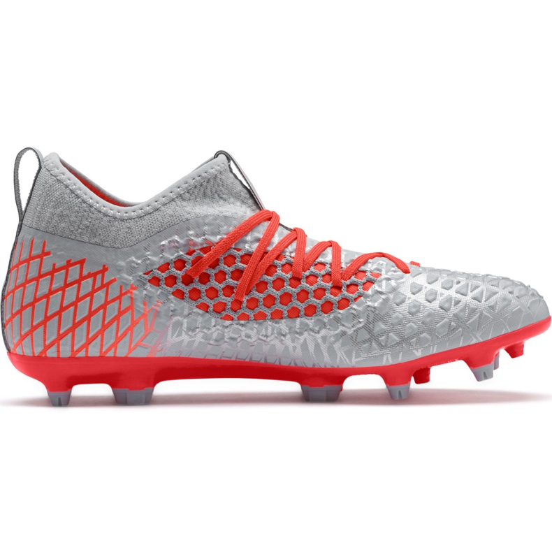 Botas de fútbol Puma Future 4.3 Netfit Fg Ag 105612 01 multicolor gris