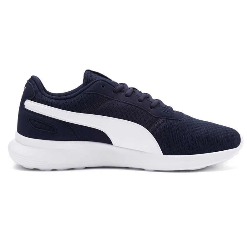 Zapatillas de hombres Puma St Activate azul marino 369122 03 blanco