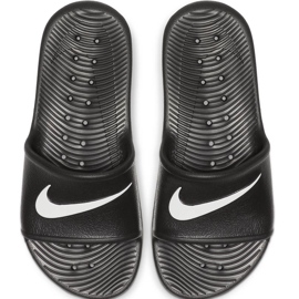 Zapatillas Nike Kawa Shower GS / PS negras BQ6831 001 blanco negro
