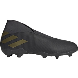 Zapatillas de fútbol Adidas Nemeziz 19.3 Ll Fg negras EF0371 negro negro