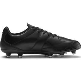 Zapatos de fútbol Puma King Hero Fg blanco y negro 105609 01