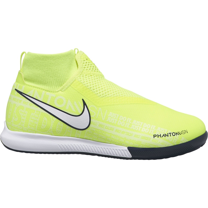 Zapatillas de fútbol Nike Phantom Vsn Academy Df Ic Junior AO3290 717 amarillo amarillo