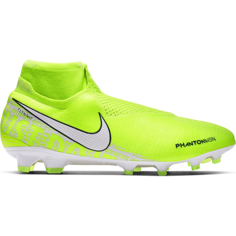 Zapatos de fútbol Nike Phantom Vsn Elite Df Fg AO3262 717 amarillo amarillo