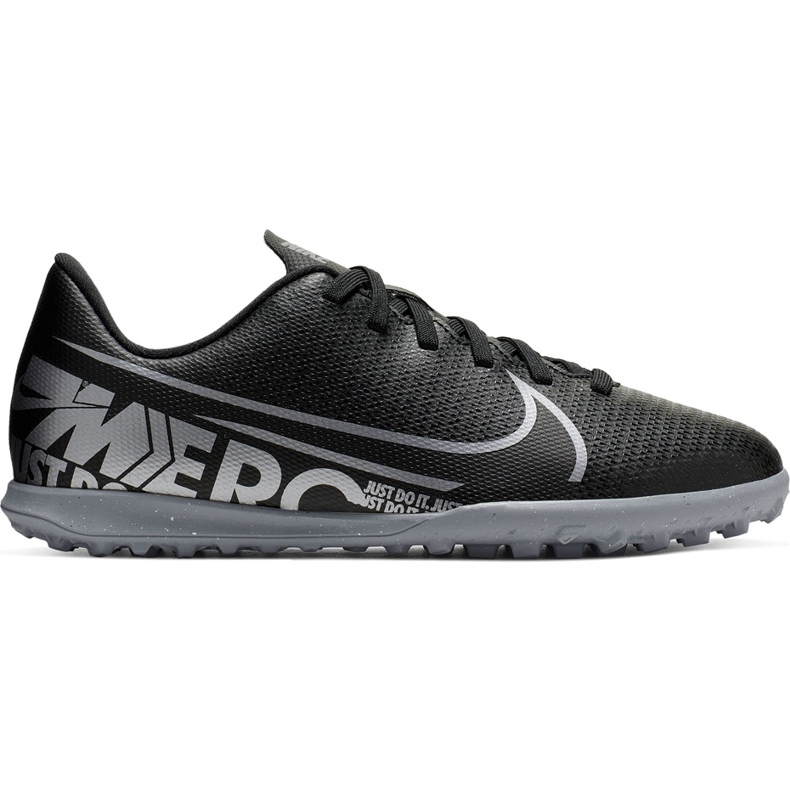 Zapatillas de fútbol Nike Mercurial Vapor 13 Club Tf Junior AT8177 001 negro negro