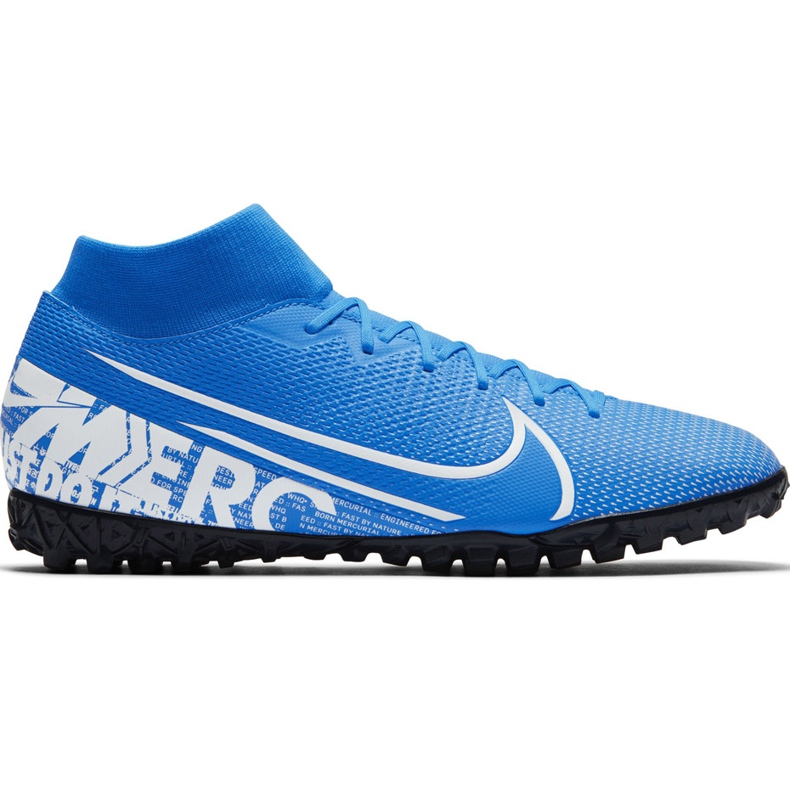 Calzado de fútbol Nike Mercurial Superfly 7 Academy Tf AT7978 414 multicolor azul
