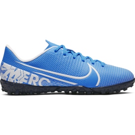 Calzado de fútbol Nike Mercurial Vapor 13 Academy Tf Junior AT8145 414 azul azul