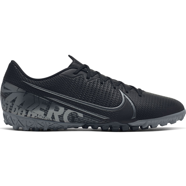 Zapatos de fútbol Nike Mercurial Vapor 13 Academy Tf AT7996 001 negro negro