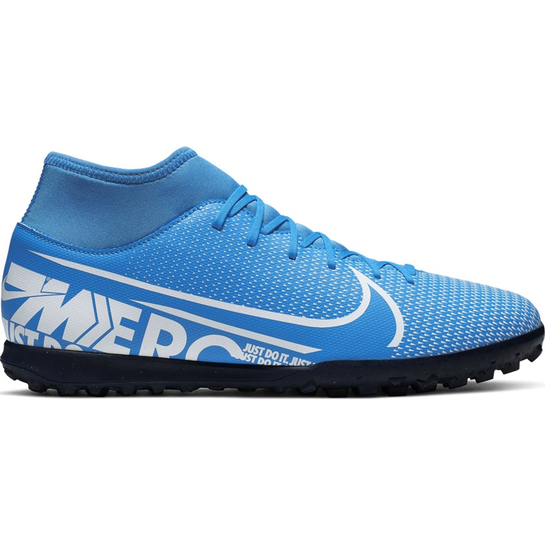 Zapatillas de fútbol Nike Mercurial Superfly 7 Club Tf AT7980 414 multicolor azul
