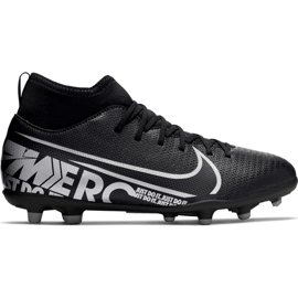 Zapatillas de fútbol Nike Mercurial Superfly 7 Club FG / MG Junior AT8150 001 rosa negro