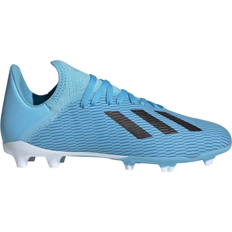 Botas de fútbol adidas X 19.3 Fg Junior azul F35366 multicolor
