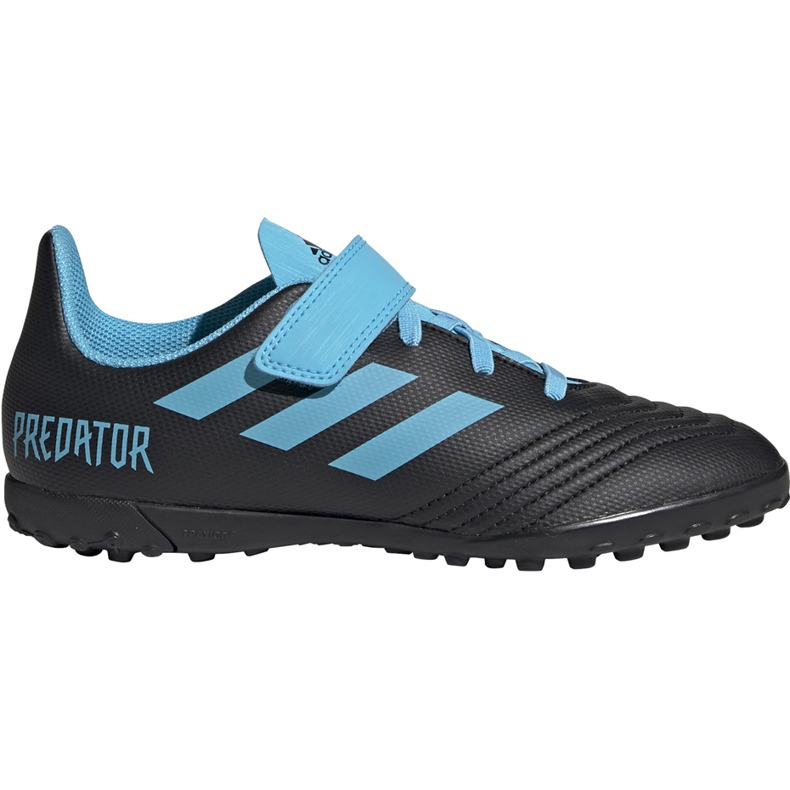 Adidas Predator 19.4 H&amp;L Tf Junior botas de fútbol negro azul G25827