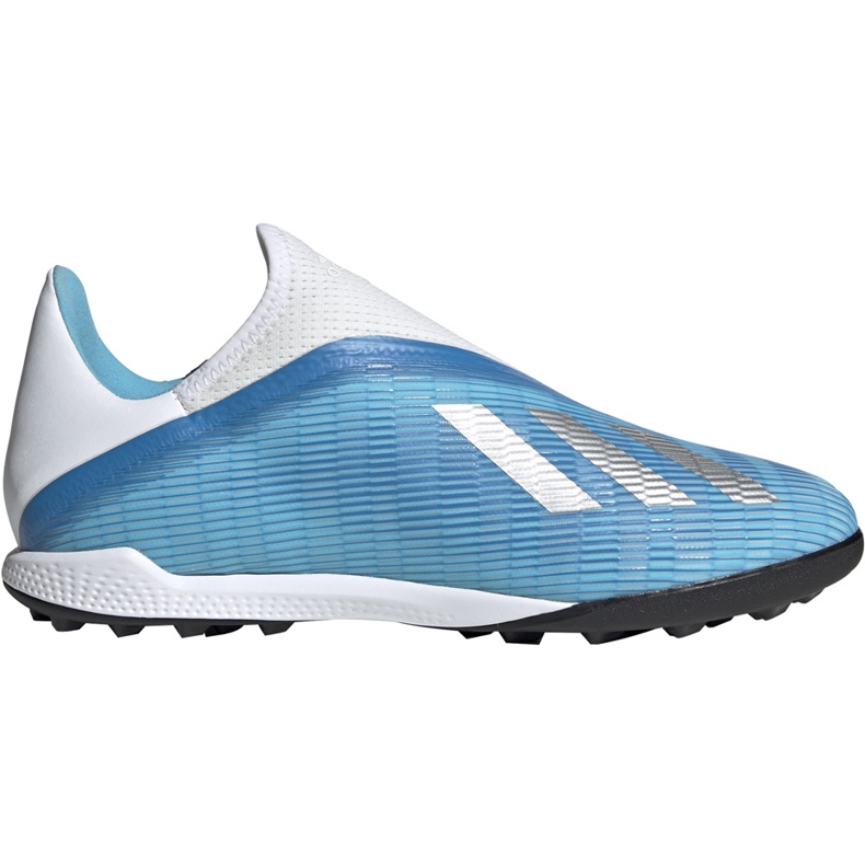 Zapatillas de fútbol Adidas X 19.3 Ll Tf azul y blanco EF0632