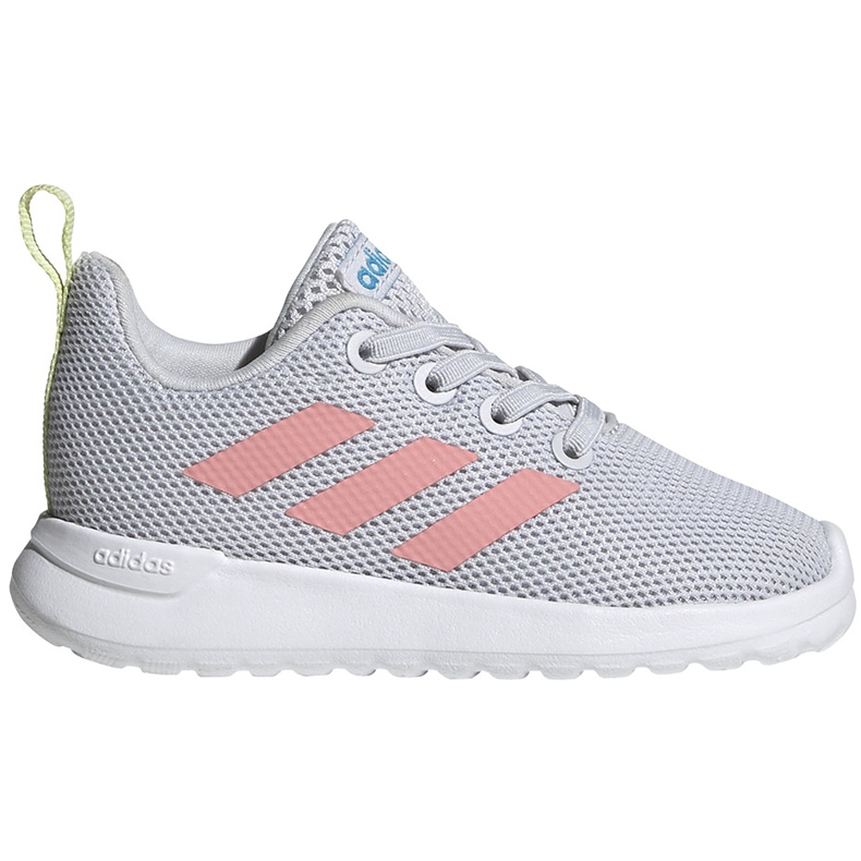 Zapatillas adidas Lite Racer Cln I para niños gris-rosa EG4013 rosado