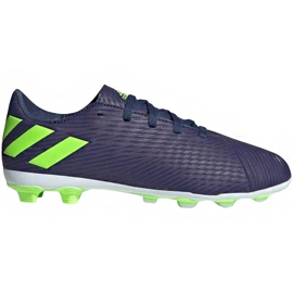 Botas de fútbol adidas Nemeziz Messi 19.4 FxG Junior EF1816 púrpura púrpura