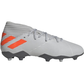 Zapatillas de fútbol Adidas Nemeziz 19.3 Fg Jr grises EF8302 multicolor