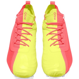 Botas de fútbol Puma One 20.1 Fg Ag 105956 01 amarillo amarillo