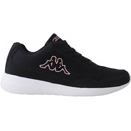 Zapatos de mujer Kappa Follow negro y rosa 242495 Nc 1121