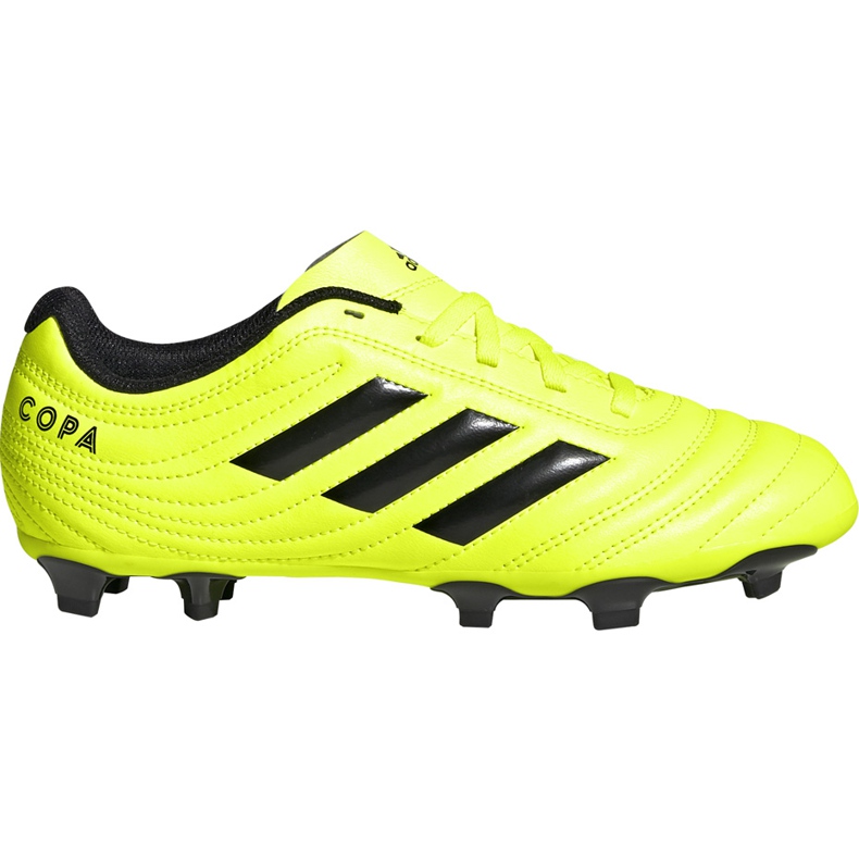 Botas de fútbol Adidas Copa 19.4 Fg Junior amarillas F35461 amarillo amarillo