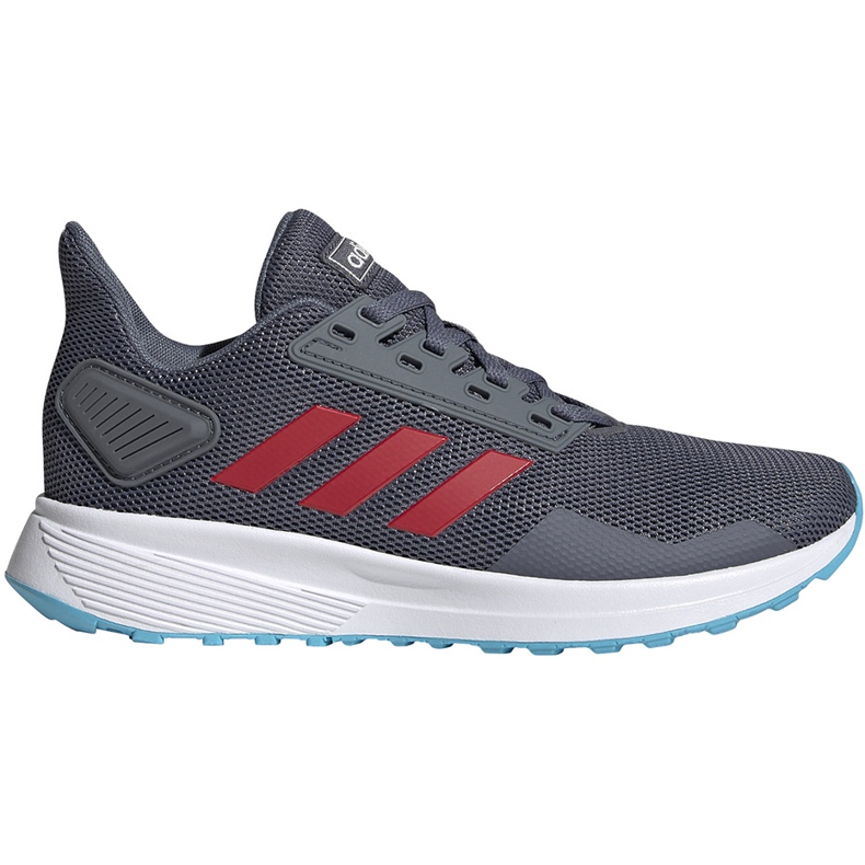 Zapatillas adidas Duramo 9 K para niños gris-rojas EG7899 rojo
