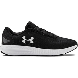 Zapatillas de mujer Under Armour Ua W Charged Pursuit 2 negro y blanco 3022604001