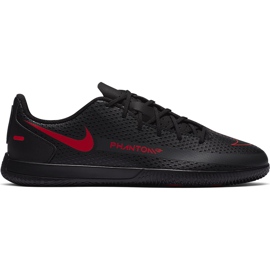 Zapatillas de fútbol Nike Jr Phantom Gt Club Ic CK8481 060 negro blanco