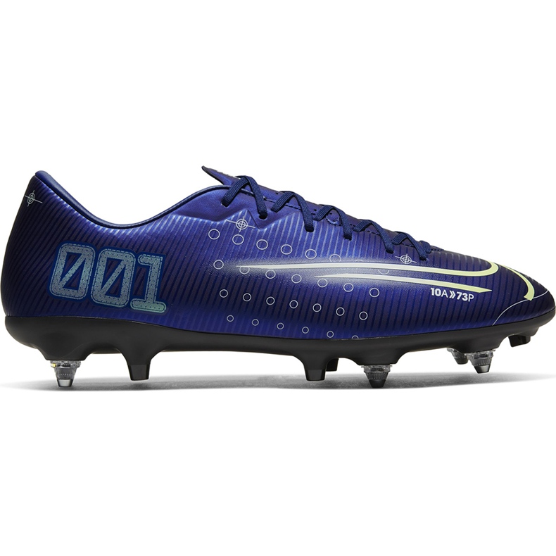 Calzado de fútbol Nike Mercurial Vapor 13 Academy Mds SG-PRO CJ9986 401 azul azul marino