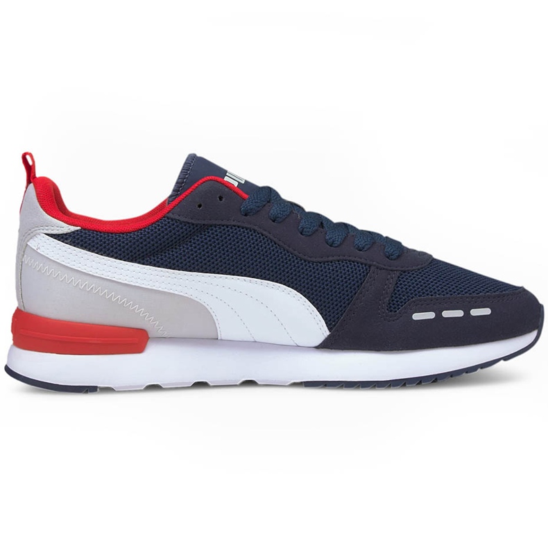 Zapatillas de hombres Puma R78 azul marino-blanco-gris-rojo 373117 24 multicolor