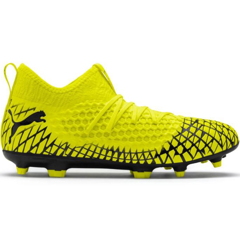 Botas de fútbol Puma Future 4.3 Netfit Fg Ag amarillo-negro 105612 03 multicolor