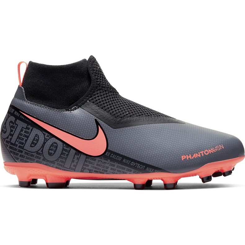 Zapatillas de fútbol Nike Phantom Vsn Academy Df FG / MG Jr AO3287 080 multicolor negro