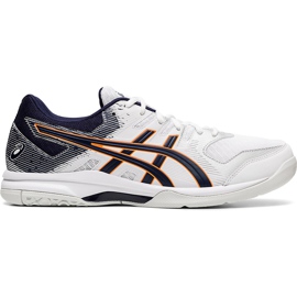 Zapatillas de voleibol Asics Gel Rocket 9 1071A030 102 para hombre blanco blanco