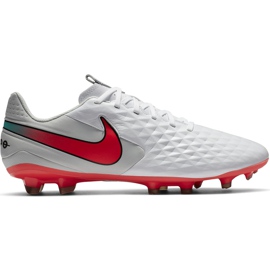 Calzado de fútbol Nike Tiempo Legend 8 Academy FG / MG AT5292 163 blanco blanco