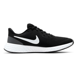 Zapatillas Nike Revolution 5 negras y blancas BQ5671 003 negro