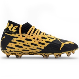 Botas de fútbol Puma Future 5.1 Netfit Fg Ag Junior 105805 02 amarillo