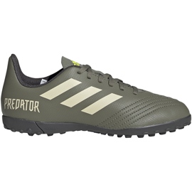 Botas de fútbol adidas Predator 19.4 Tf Jr EF8222 multicolor verde