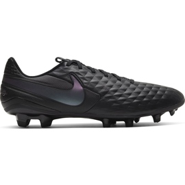 Zapatos de fútbol Nike Tiempo Legend 8 Academy FG / MG AT5292 010 negro negro