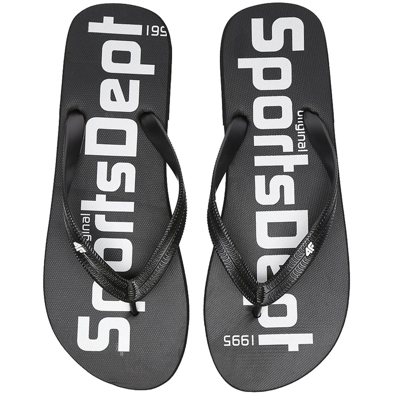 Pantuflas 4F para hombre deep black H4L20 KLM006 20S negro