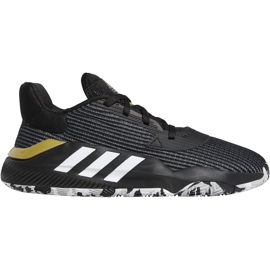 Zapatillas Adidas Pro Bounce 2019 Low negras y blancas EF0469 negro negro