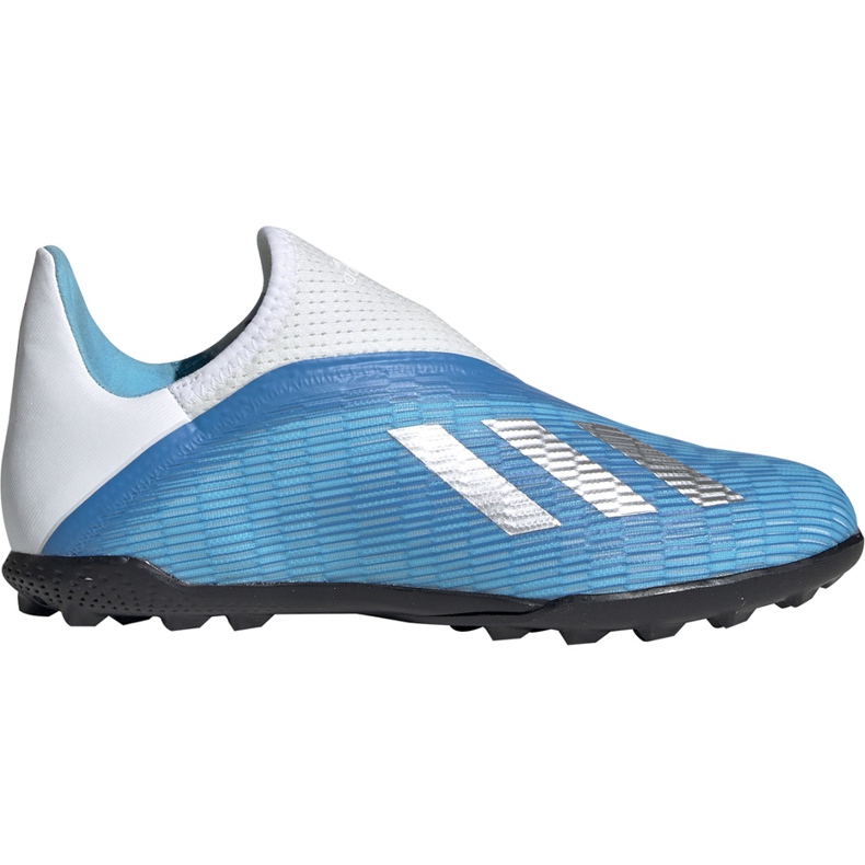 Zapatillas de fútbol adidas X 19.3 Ll Tf Junior azul EF9123