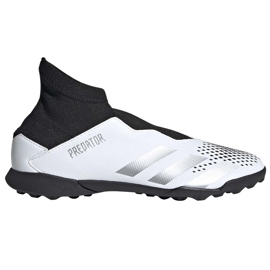 Botas de fútbol adidas Predator 20.3 Ll Tf Junior FW9211 blanco blanco