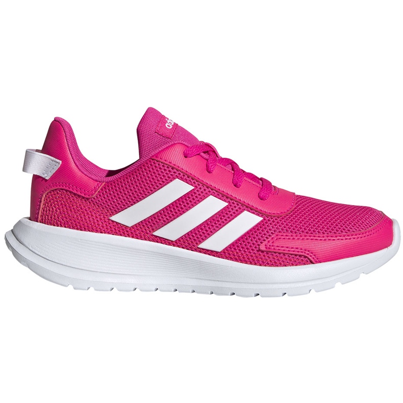 Zapatillas adidas Tensaur Run K para niños rosa y blanco EG4126 rosado