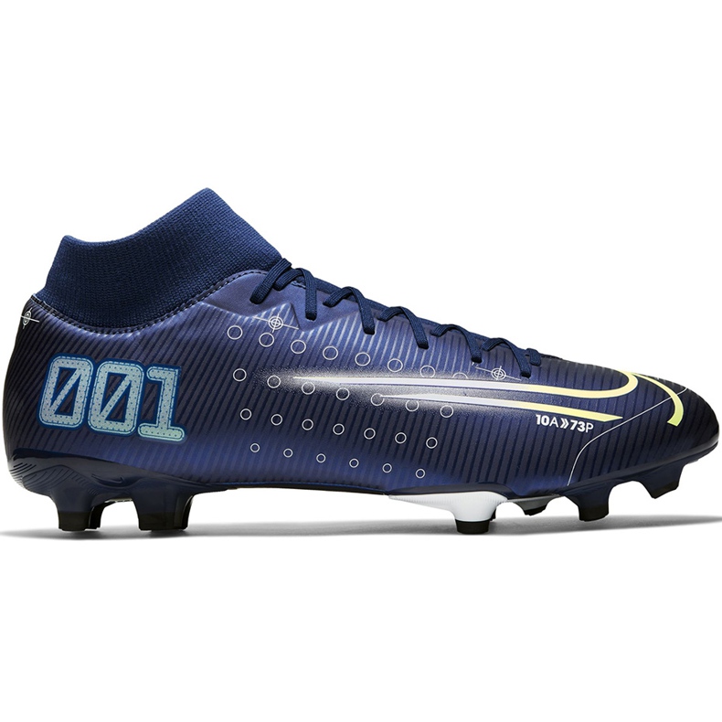 Calzado de fútbol Nike Mercurial Superfly 7 Academy Mds FG / MG BQ5427 401 azul azul
