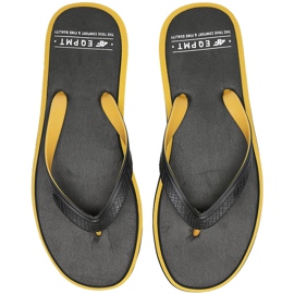 Zapatillas de hombre 4F amarillo H4L20 KLM005 71S negro