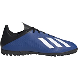 Botas de fútbol adidas X 19.4 Tf azul FV4627