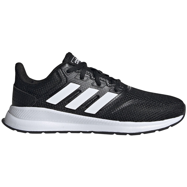 Adidas Runfalcon K Zapatillas para niños negras y blancas EG2545 negro