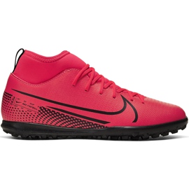 Zapatos de fútbol Nike Mercurial Superfly 7 Club Tf Junior AT8156 606 rojo rojo